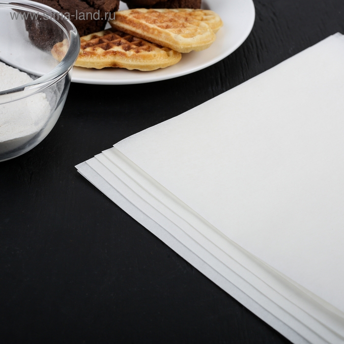 Пергамент силиконизированный в листах &laquo;Gurmanoff&raquo;, 38&times;42 см, набор 5 штук