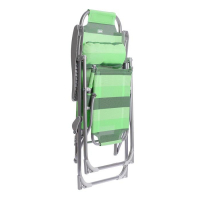 Кресло - шезлонг Nika, 82 x 59 x 116 см, цвет зелёный