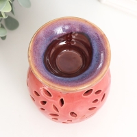 Аромалампа керамика "Цветочный узор" МИКС 10,5х7,5х7,5 см