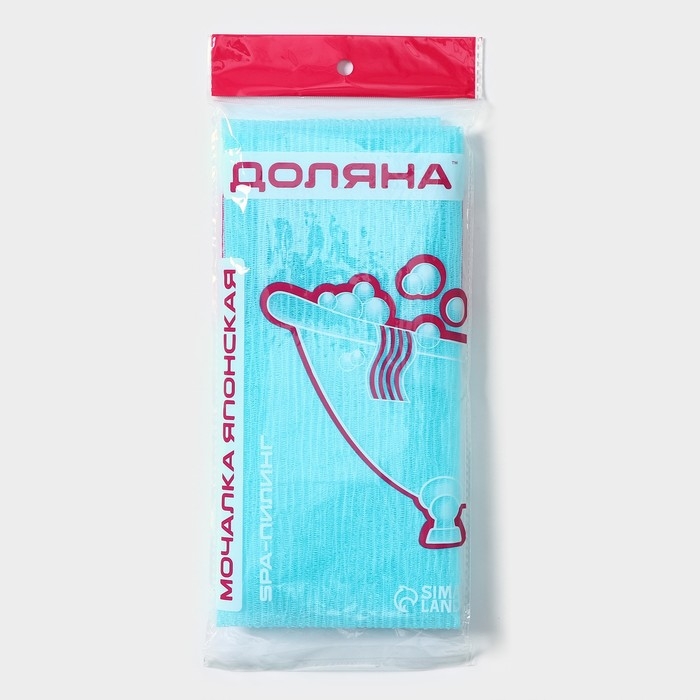 Мочалка для тела Доляна «Японская», 90×30 см, цвет МИКС Мочалка для тела Доляна «Японская», 90×30 см, цвет МИКС