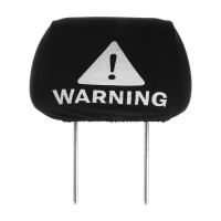 Чехлы на подголовник "Внимание!", черные, набор 2 шт