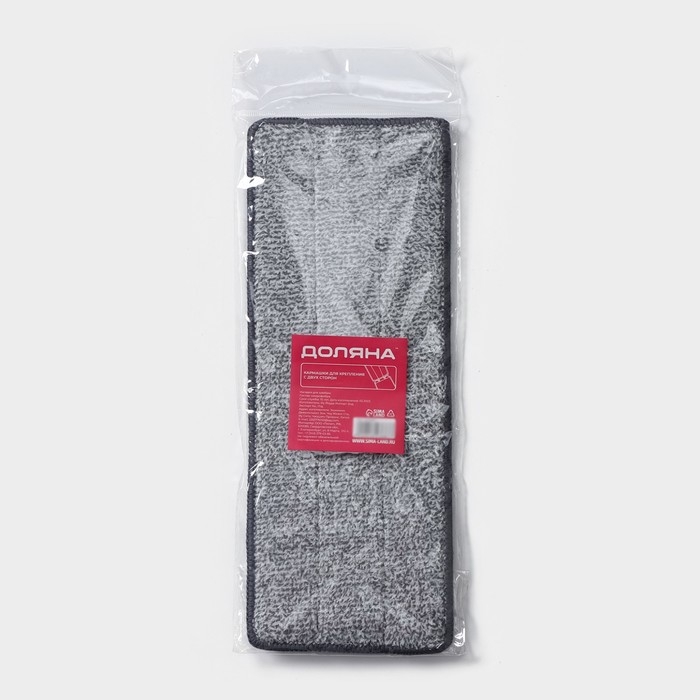 Насадка для швабры Доляна, на липучке, микрофибра, 32&times;12,5 см