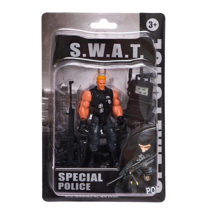 Фигурка героя &laquo;Спецназ&raquo;, с аксессуарами, 10х5 см, МИКС