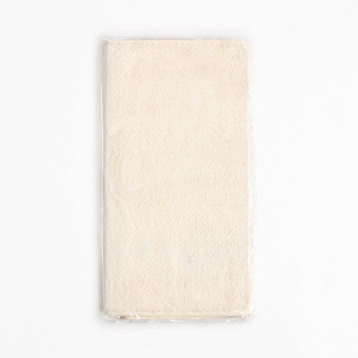 Полотенце махровое Этель цвет шампань 30х60см, 350 г/м2, 70% хлопок,30% бамбук