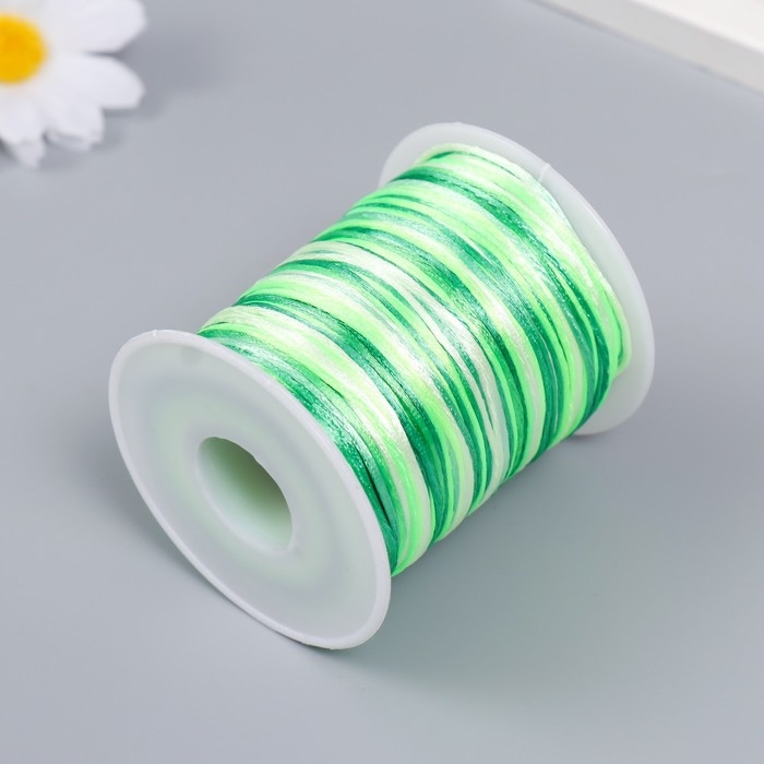 Шнур для творчества Шнур для творчества "Зелёный лес" намотка 90±2 м толщина 1 мм 7х5,6х5,6 см