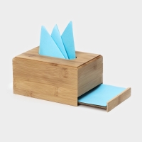 Салфетница Доляна «Комфорт», 17×11×9 см, бамбук Салфетница Доляна «Комфорт», 17×11×9 см, бамбук