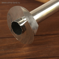 Фигурный нож для ананаса/нарезки фруктов, 9&times;25 см, цвет черный