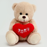 Мягкая игрушка &laquo;Медведь с сердцем&raquo;, 20 см, цвет МИКС