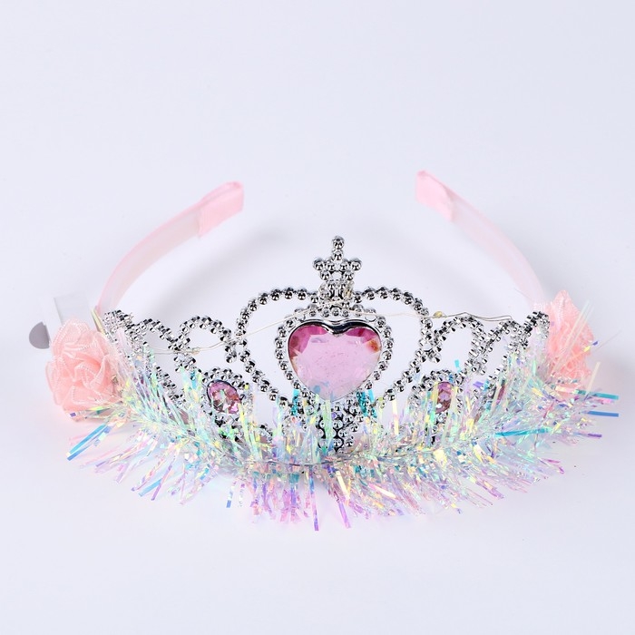 Корона &laquo;Эльза&raquo; световая, цвета МИКС