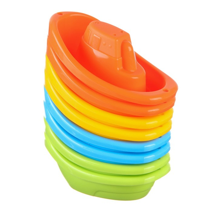 Набор игрушек для ванны &laquo;Лодочки стаканчики&raquo;, 8 шт