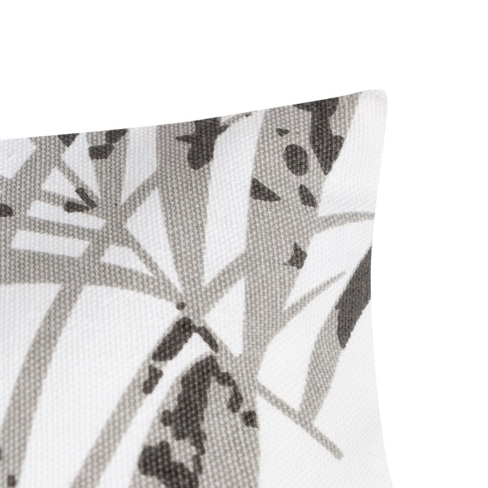 Наволочка декоративная 40х40 см,Tropics, цвет серый, 100% хлопок Наволочка декоративная 40х40 см,Tropics, цвет серый, 100% хлопок