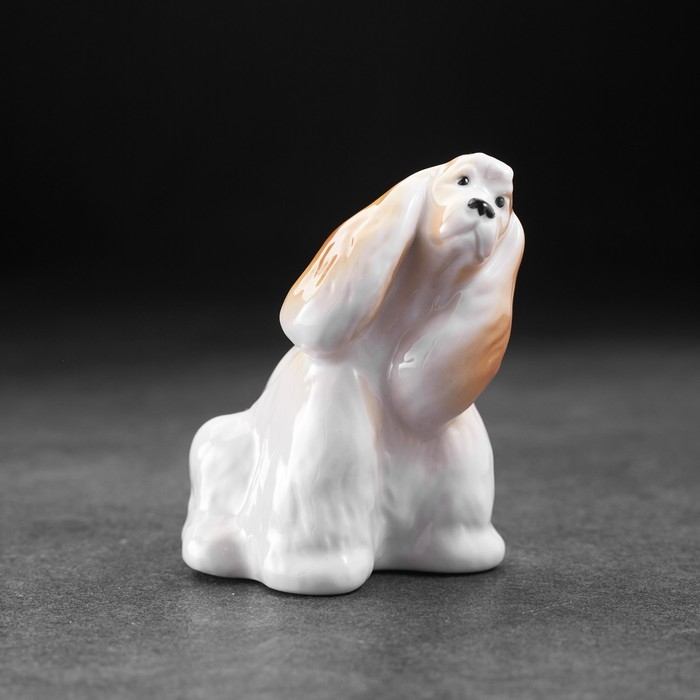 Сувенир "Кокер сидящий", 8 х 6 х 8 см, фарфор