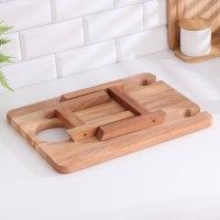 Менажница из бука "Винный столик прямоугольный" №4