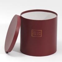 Набор круглых коробок 5 в 1, упаковка подарочная, &laquo;Пантон 06&raquo;,15 х 15 х 15 - 23 х 23 х 25 см