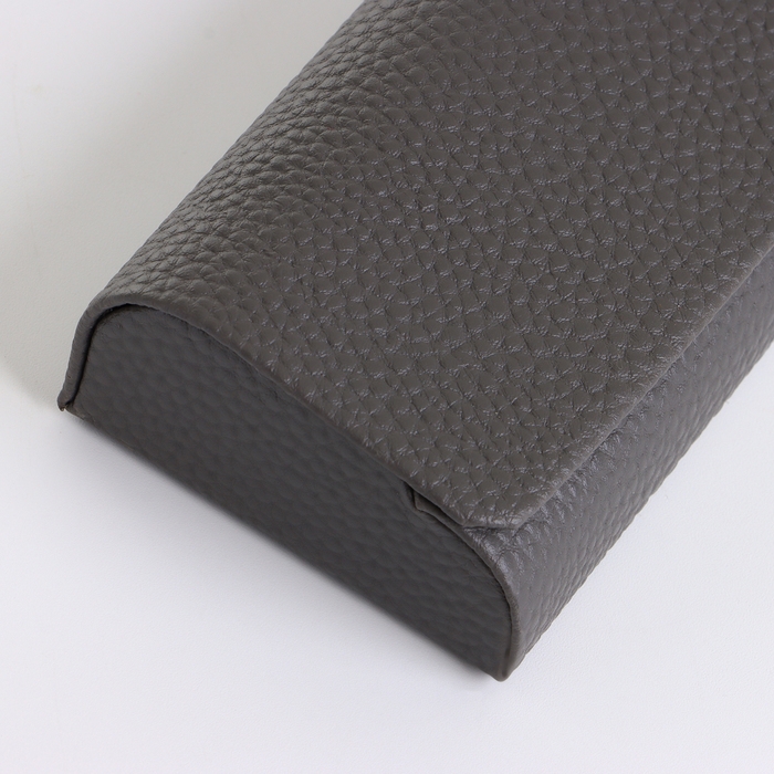 Футляр для очков на магните, длина 16 см, цвет серый