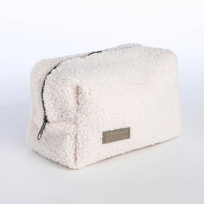 Косметичка на молнии, TEXTURA, цвет белый Косметичка на молнии, TEXTURA, цвет белый