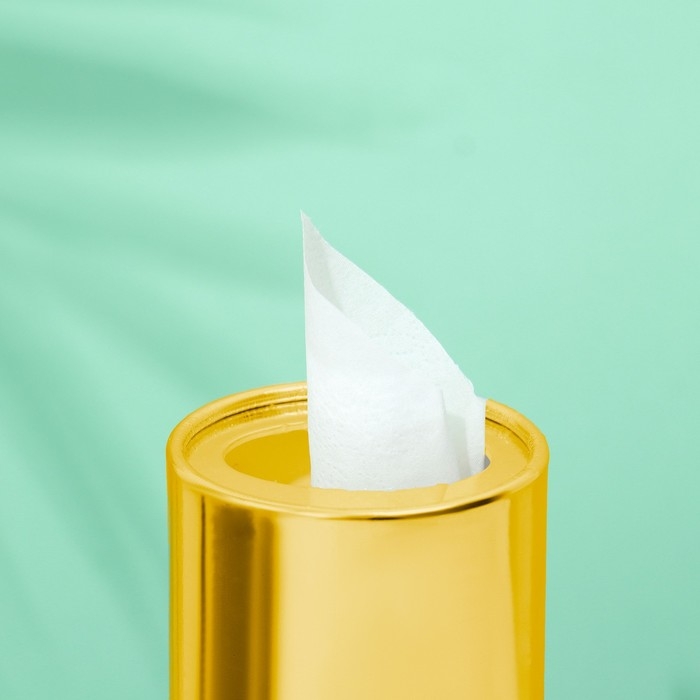 Салфетки в тубусе 50 шт, 2 слоя Салфетки в тубусе 50 шт, 2 слоя "Золото"