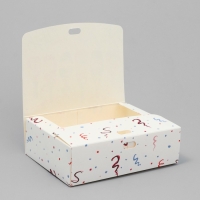 Коробка подарочная новогодняя складная «Шампанское», 16.5 х 12.5 х 5 см, БЕЗ ЛЕНТЫ, Новый год Коробка подарочная новогодняя складная «Шампанское», 16.5 х 12.5 х 5 см, БЕЗ ЛЕНТЫ, Новый год