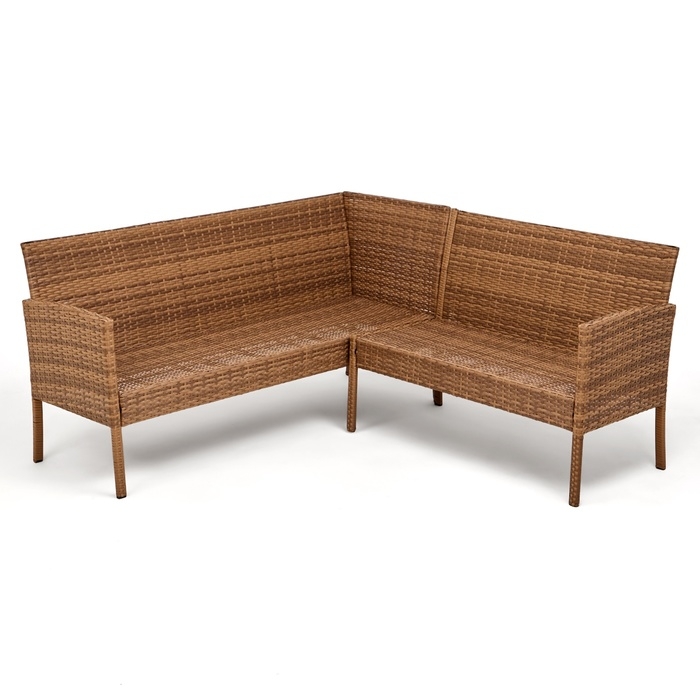 Набор садовой мебели: Диван трёхместный 165 x 60 x75 см, Стол 80 x 45 x 38 см