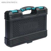 Набор ручного инструмента Bort BTK-65, сталь CrV, 65 предметов в чемодане