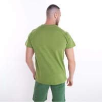 Футболка мужская, цвет хаки МИКС, размер 46