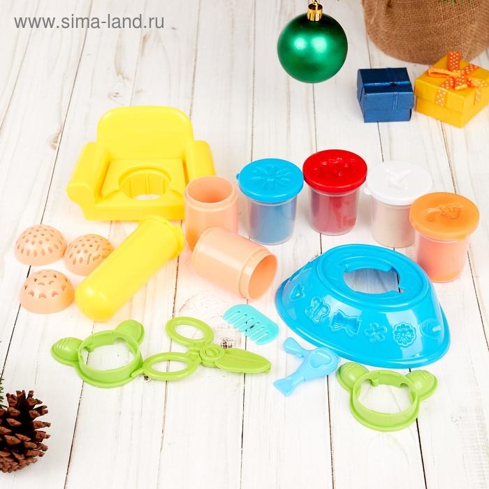 Набор для игры с пластилином &laquo;Новогодние причёски&raquo;