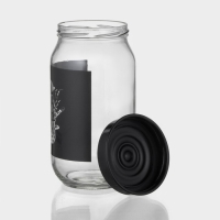 Банка стеклянная для сыпучих продуктов «Кухня», 1 л Банка стеклянная для сыпучих продуктов «Кухня», 1 л