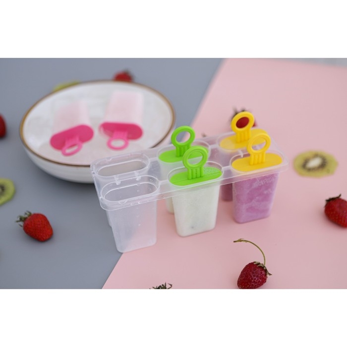 Форма для мороженого Доляна &laquo;Симпл&raquo;, 6 ячеек