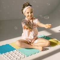 Модульный массажный коврик ОРТОДОН, набор «Чистюля», антибактериальный Модульный массажный коврик ОРТОДОН, набор «Чистюля», антибактериальный