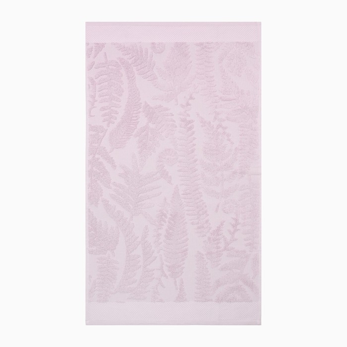 Полотенце махровое Этель, цв. розовый, 50х90 см, 83% хл, 17% лён, 500 г/м2