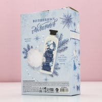 Подарочный набор косметики &laquo;Для тебя в Новый Год&raquo;, гель для душа 300 мл и мочалка для тела, ЧИСТОЕ СЧАСТЬЕ