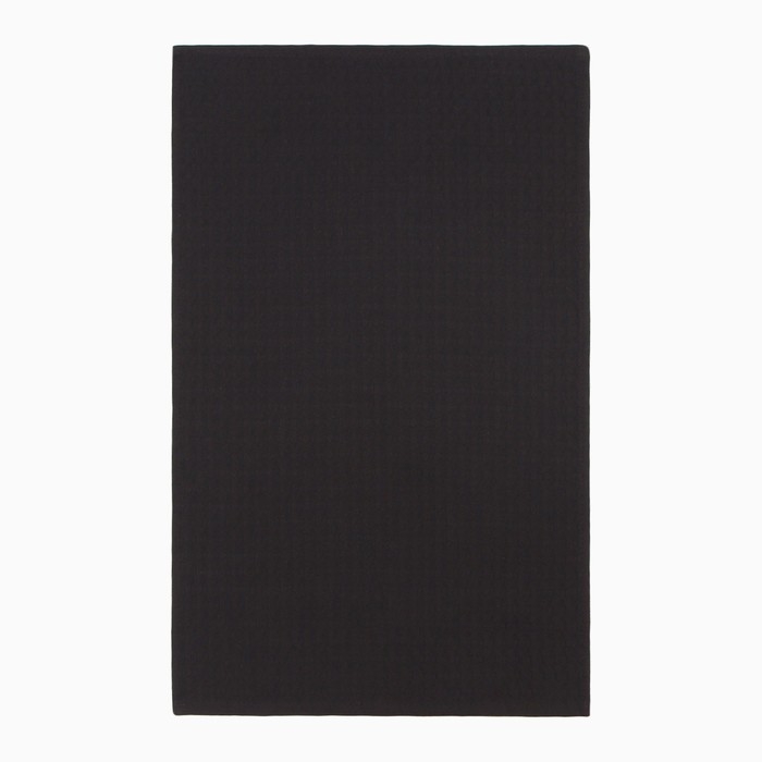 Полотенце "Доляна" цв. черный 35х60 см, 100% хл., крупная вафля 220 г/м2