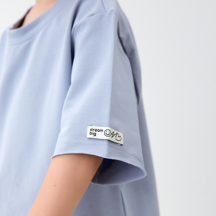 Футболка детская KAFTAN, р. 34 (122 - 128 см), серый