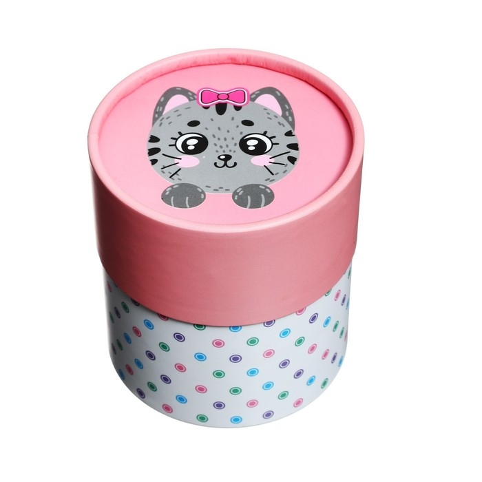 Блок бумаги для записей фигурный 7 х 7см, 700 листов, 75 г/м2, deVENTE. Cute.Cat, в картонной коробке