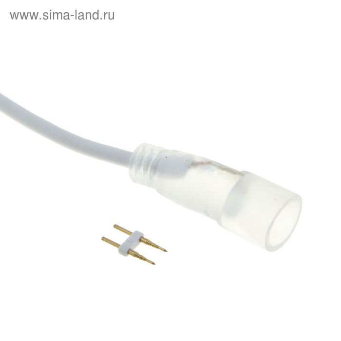 Гибкий неон Luazon Lighting 16 мм круглый, IP65, 50 м, SMD2835, 120 LED/м, 220 В, свечение розовое