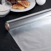 Фольга пищевая алюминиевая «Особо прочная», 29 см × 100 м, 14 мкм Фольга пищевая алюминиевая «Особо прочная», 29 см × 100 м, 14 мкм