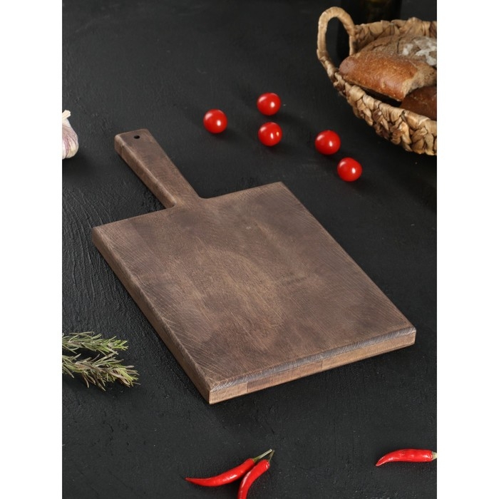 Доска разделочная для подачи Wild Kitchen, 42&times;22&times;2.5 см, граб темный