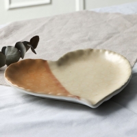 Тарелка керамическая &laquo;Самоцвет&raquo;, 19 х 18 см, цвет бежевый