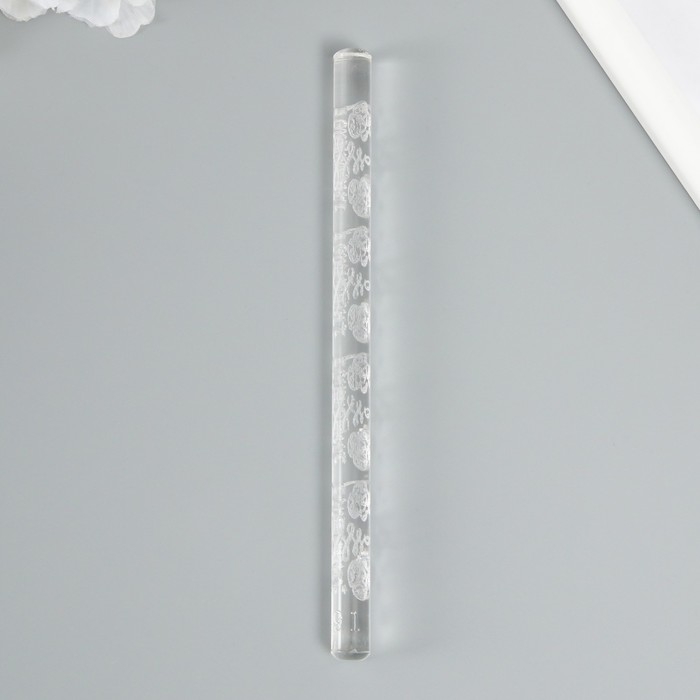 Скалка для творчества акрил Скалка для творчества акрил "Рождество" 16х1 см