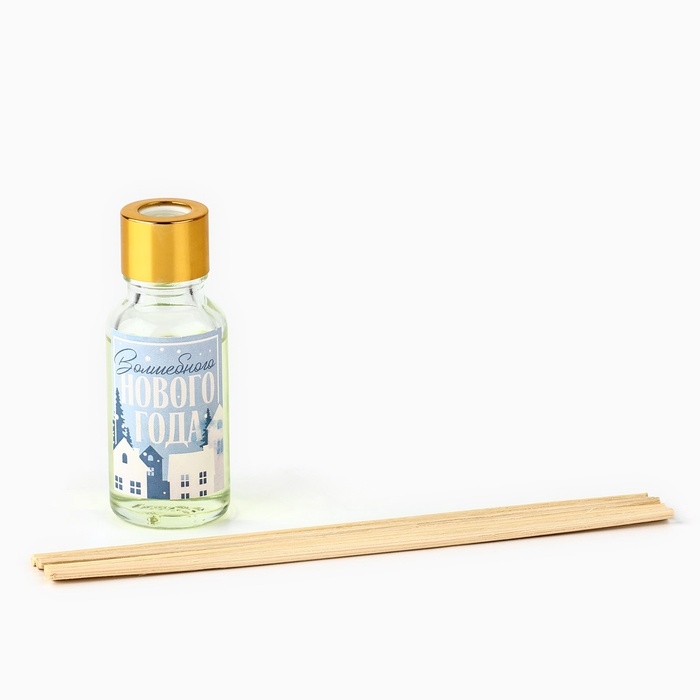 Аромадиффузор ароматический палочки «Новогодняя коллекция: Волшебного нового года», ваниль, 20 мл. Аромадиффузор ароматический палочки «Новогодняя коллекция: Волшебного нового года», ваниль, 20 мл.