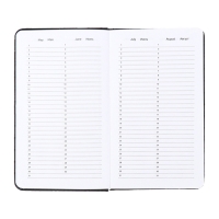 Планинг карманный недатированный, 80 листов, 100х170 мм, deVENTE.Selena, твердая обложка кожзам с поролоном, хлястик, ляссе, блок 70%, черный Планинг карманный недатированный, 80 листов, 100х170 мм, deVENTE.Selena, твердая обложка кожзам с поролоном, хлястик, ляссе, блок 70%, черный