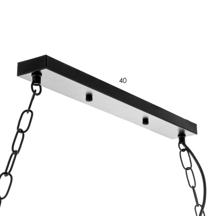 Светильник BayerLux "Колеса" 18x40Вт E27 черный 65х10х150 см