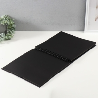 Фотоальбом  30 черных листов "Воспоминания" черный 31х32,5х3 см