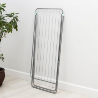 Сушилка для белья напольная складная, рабочая длина 10 м, цвет серый