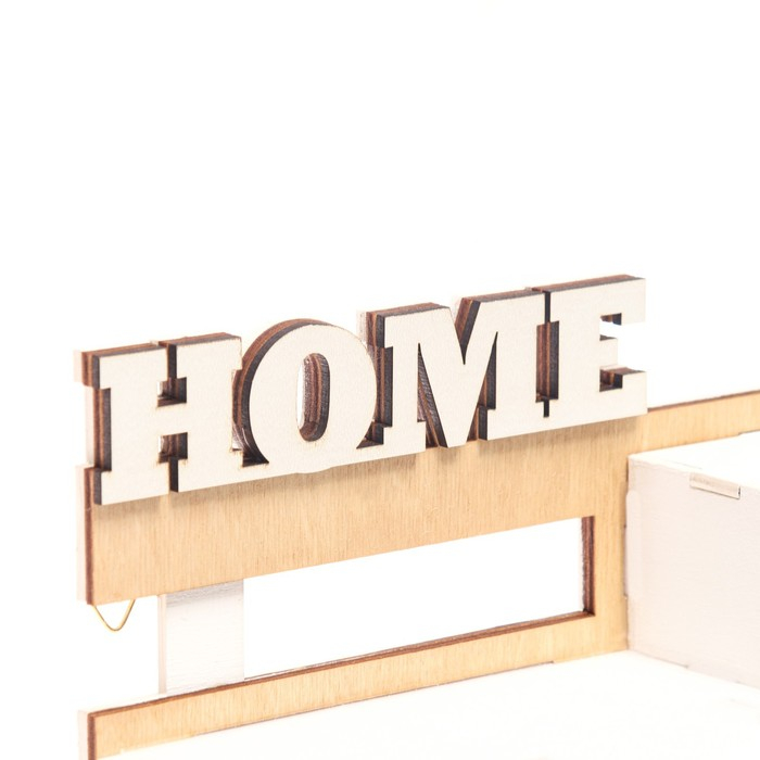 Ключница настенная с полкой &laquo;Ступеньки&raquo;, 30 х 18 см.