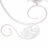 Люстра "Элессия" 5xE14 40Вт белый с золотой патиной 55х55х41,5-100 см BayerLux