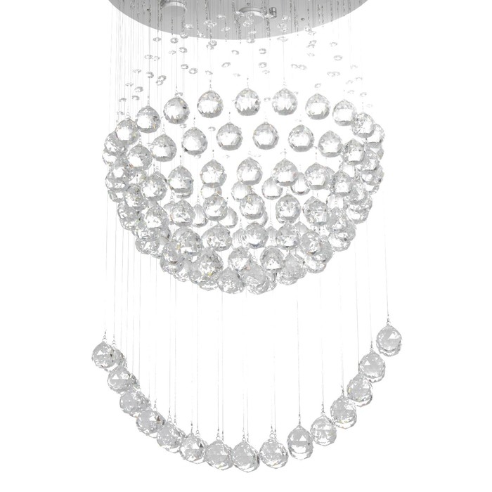 Светильник каскад "Аделисия" 7xLED хром 55х55х93см BayerLux