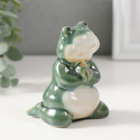 Сувенир керамика "Смешной лягушонок" МИКС 6,5х9,5х13 (9,5) см