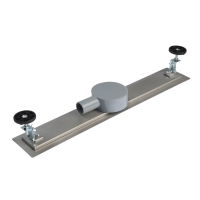 Трап TIM BAD536002, c флaнцeм свободного вращения 360&deg;, 600 мм, сухой затвор