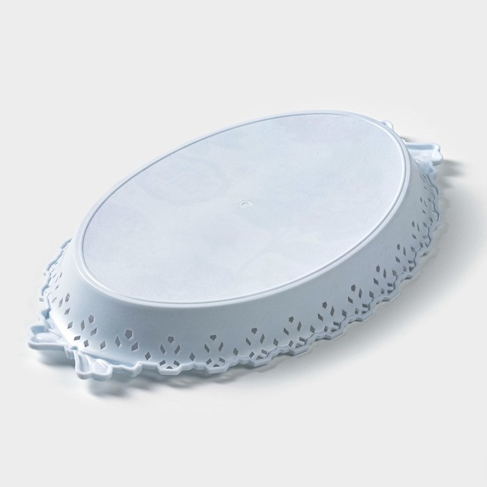 Поднос овальный Доляна &laquo;Пастораль&raquo;, 36&times;22&times;5 см, цвет МИКС
